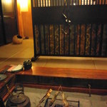 いろりの宿 芦名 - こんな感じのいろりです。