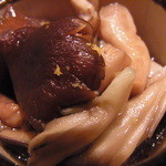 神楽坂 石かわ - 中皿　蔵王鴨といろいろきのこ