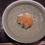 神楽坂 石かわ - 先付　ふく酢橘和え