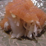 神楽坂 石かわ - 先付　ふく酢橘和え