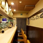 出羽鮨 - 店内光景。