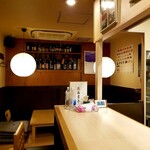 出羽鮨 - 店内光景。