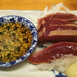 大鶴見食堂 - 朝挽きレバテキ