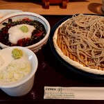 矢乃家 - 十割蕎麦セット　ざる蕎麦　ミニまぐろ丼