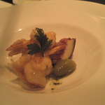 ハマのフレンチ - ディナー：エビのフリット