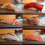 松寿司 - 握りコース