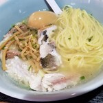 塩そば専門店 桑ばら - コチとカマスの塩つけそば