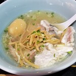 塩そば専門店 桑ばら - コチとカマスの塩つけそば