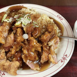 中国家庭料理城香亭 - 油淋鶏あんかけチャーハン