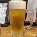 磯亭 - 生ビール