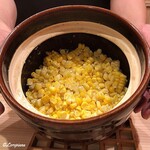 御料理 寺沢 - 玉蜀黍 炊込みごはん
