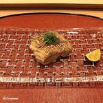 御料理 寺沢 - 太刀魚 炭火焼