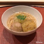 御料理 寺沢 - 石川小芋、焼茄子、冬瓜の炊合せ