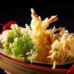 Echigoan! Seasonal tempura platter