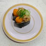かっぱ寿司 - 卵黄納豆軍艦 ¥100