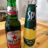 THE DECK - ビールとカクテル（ビールはインドネシアのビンタン）