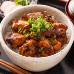 Charcoal-grilled yakitori fried rice