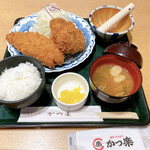 かつ楽 - ロースヒレかつ定食