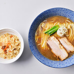 Noukou Niboshi Soba Maru Ni Tachibana - 煮干しそば+炊き込みご飯セット