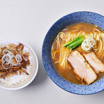 Noukou Niboshi Soba Maru Ni Tachibana - 煮干しそば+炙りちゃーしゅー飯セット
