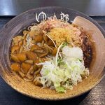 ゆで太郎 - ぶっかけなめこそば（560円）