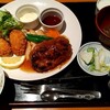 食工房 SHINOWA - 和風ハンバーグとカキフライ