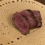 Foresuto Shoukai - 鹿のヒレ肉のロースト　日本酒が進みます！