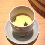 遊食亭 - 桶の外では、美味しすぎる茶碗蒸しと、美味しい白米＆味噌汁