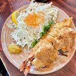 銭形 - 海老カキフライ定食