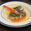 Bisutorogaraju - 本日の鮮魚のローストフレッシュトマトソース(スズキ)