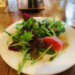 砂や安島季節料理 - 洋風ランチのサラダ