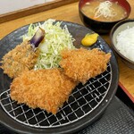 とんかつ 栄ちゃん - アジフライ定食