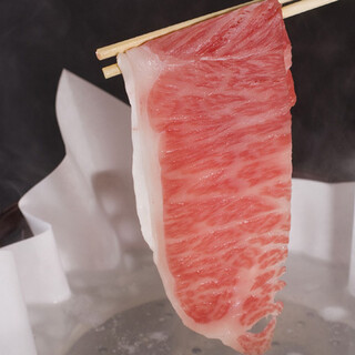 当店限定◆ブランド牛のしゃぶしゃぶを特製出汁で愉しんで