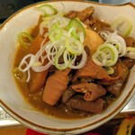 立呑み 晩杯屋 - 煮込み（玉子入り）150円