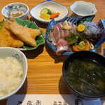 磯料理　開福丸 - 本日のランチ 1738円。