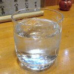 あじ彩 - あじ彩 「焼酎ロック（黒龍）」