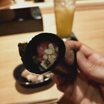 恵比寿 鮨 ふじまさ - 赤身の手巻き