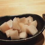 恵比寿 鮨 ふじまさ - ガリ角切り