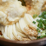 まる博 - かしわ天ぶっかけ 饂飩冷☆