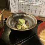會水庵 - ナスのおひたし。