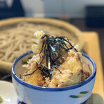 香る十割そば 蕎麦花 - 鶏小天丼 定食