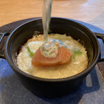 communico - イクラ入りのプールプランソース。香草の香りも豊かで濃厚さもバッチリ。