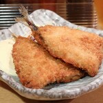 鉄板居酒屋OHANA - あじフライ