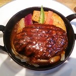 神戸屋シルフィー - ハンバーグランチ グリル野菜添え