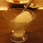 れすとらん 西島 - カボスのシャーベット