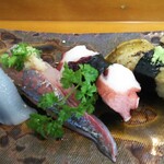 玄海鮨 - 追加  イカ  アジ  タコ  アナゴ