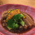 桜島溶岩焼 岩黒 - 豚角煮　旧バージョン