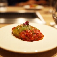 焼肉うしごろ 新宿三丁目店 - 「富山県産白海老の和牛ユッケ」