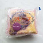 はやかわ菓子店 - ブルーベリークレープ　180円