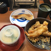 Muten Kurazushi - 天丼ランチ　茶碗蒸し　活〆穴子一貫